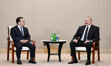 İlham Əliyev Tiencində 