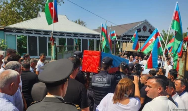 İtkin şəhid Sumbat Əliyevin vida mərasimi keçirilib - Yenilənib - VİDEO- FOTO