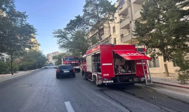 Bakıda PARTLAYIŞ -  yaralı var - FOTO