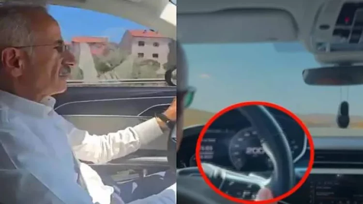 Türkiyədə nazir sürət həddini aşdı - Bu qədər cərimələndi - VİDEO