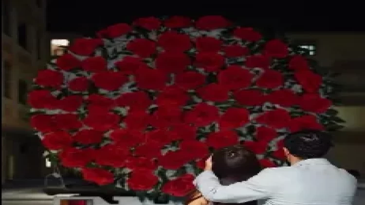 Şəhərdə səs-küy salan gülün sahibi bilindi - VİDEO