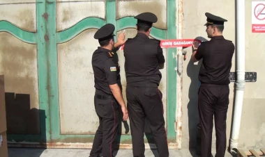 Daha bir yanğın təhlükəli obyektin fəaliyyəti dayandırılıb - VİDEO - FOTO