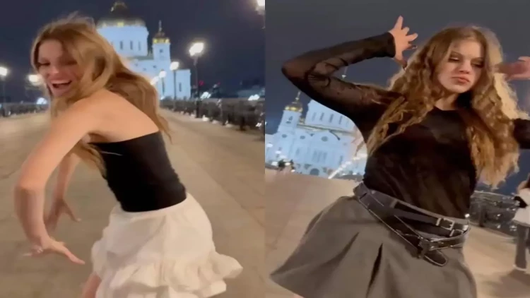 Məbədin qarşısında rəqs edən tələbə qızlar universitetdən qovuldular - VİDEO