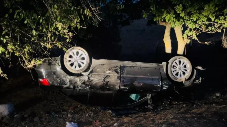 İsmayıllıda avtomobil aşdı: Yaralılar var - FOTO