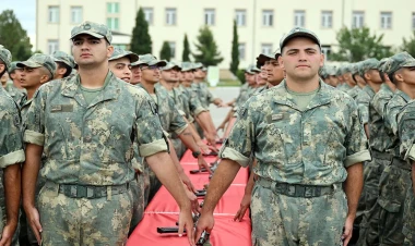 Azərbaycan Ordusunda andiçmə mərasimləri keçirilib - FOTO
