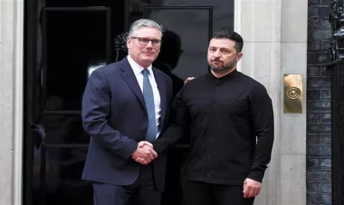 Zelenski ilə Starmer görüşdü