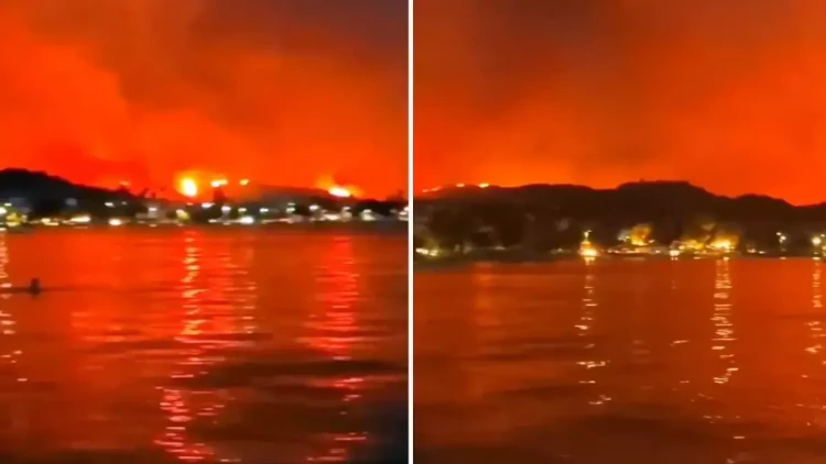 48 saatda 152 yanğın - Yunanıstan alovlar içində...