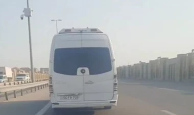 Polisdən qaçan sürücü belə ələ keçdi - VİDEO