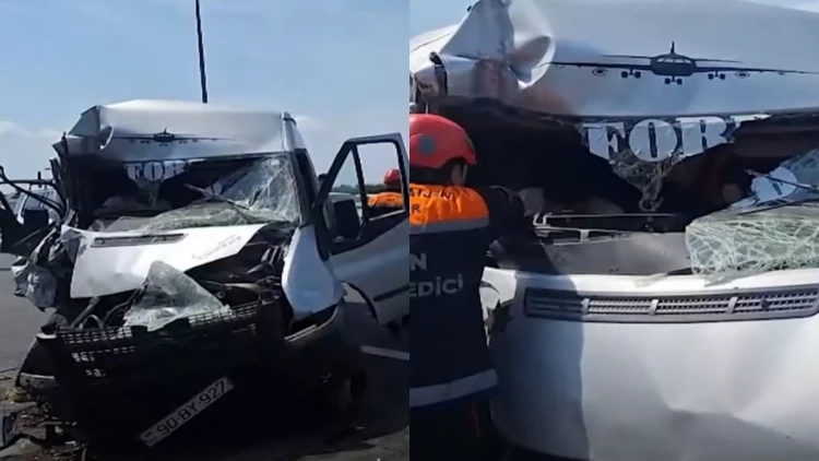 Zuğulbada QƏZA - 17 yaşlı oğlan avtomobildə sıxılı vəziyyətdə qaldı