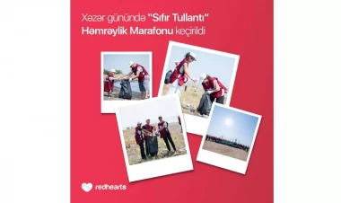 “Sıfır Tullantı” Həmrəylik Marafonu davam edir: Xəzər Günündə 768 kq tullantı toplanıldı