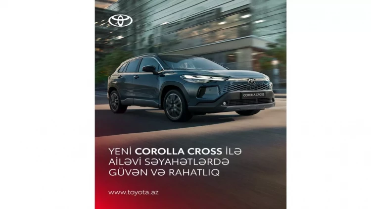 Yenilənmiş Toyota Corolla Cross: Texnoloji praktikliyin zərif nümunəsi