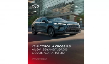 Yenilənmiş Toyota Corolla Cross: Texnoloji praktikliyin zərif nümunəsi
