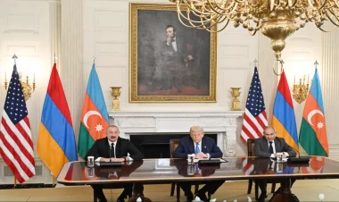Azərbaycanın və ABŞ-ın prezidentləri, Nikol Paşinyan Ağ Evdə mətbuata bəyanatla çıxış ediblər - VİDEO - FOTO