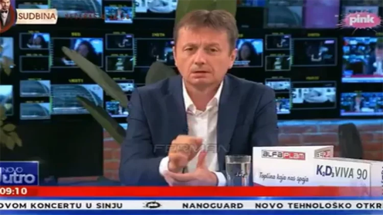 Serbiyalı nazir Darko Qlişiç canlı efirdə insult keçirdi - Vəziyyəti ağırdır - VİDEO