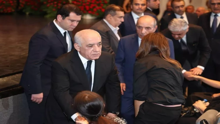 Vida mərasiminə Əli Əsədov da qatıldı - FOTOlar