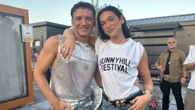 Dua Lipa ilə Edis bir arada! - VİDEO