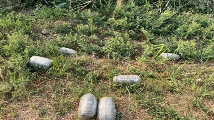 Azərbaycan-İran sərhədində insdent - 6 kq marixuana aşkarlandı - FOTO
