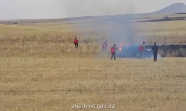 Yanğınların söndürülməsinə 51 texnika, 4 helikopter cəlb olundu - RƏSMİ - VİDEO