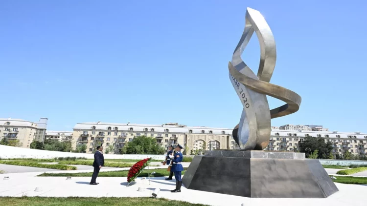 Somalinin xarici işlər və beynəlxalq əməkdaşlıq naziri Zəfər parkında olub - FOTO