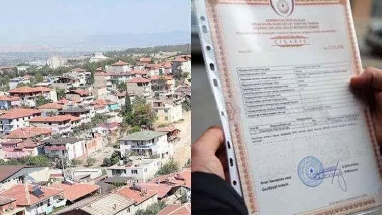 100 min sənədsiz evə 