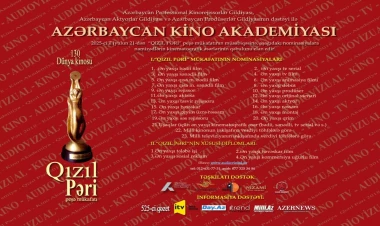 Azərbaycan Kino Akademiyasi 2025-ci ilin Qızıl Pəri peşə mükafatının müsabiqəsinə qəbulunu elan edir