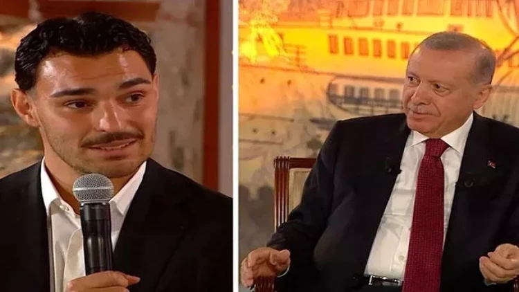 Ərdoğanla futbolçu Kaan Ayhan arasında maraqlı dialoq - VİDEO
