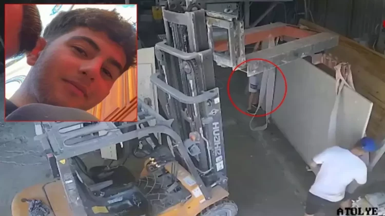 19 yaşlı oğlanın üzərinə ağır mərmər lövhə düşdü - ANBAAN VİDEO - FOTO