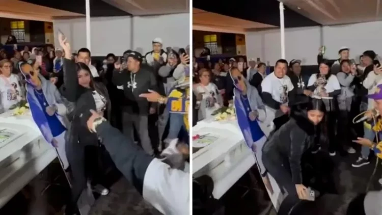 Ərinin tabutu yanında rəqs edən qadın sosial şəbəkədə müzakirələrə səbəb oldu - VİDEO