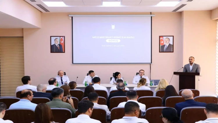 Baş Prokurorluqda Milli Mətbuat Günü münasibətilə media nümayəndələri ilə görüş keçirilib - FOTO