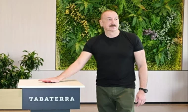 Prezident Ağdam Sənaye Parkında tütün məmulatlarının istehsalı müəssisəsinin açılışında iştirak edib - VİDEO - FOTO