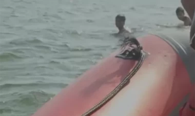 Batma təhlükəsi ilə üzləşən yeniyetmələr belə xilas edildi - VİDEO