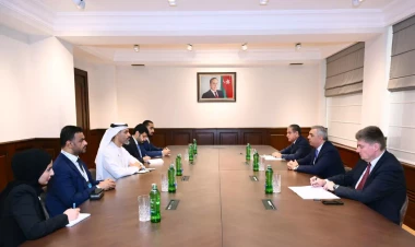 Samir Nuriyev BƏƏ-nin Hesablama Qurumunun nümayəndə heyəti ilə görüşüb - FOTO