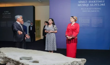 Oquldjaxan Atabayeva Heydər Əliyev Mərkəzində olub - FOTO