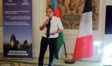 Qarabağdakı jurnalistlər yalnız öz peşə borclarını yerinə yetirdiklərinə görə erməni təcavüzkarların hədəfinə çevriliblər - Jan-Mişel Brün - VİDEO - FOTO