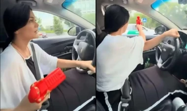 Bakıda tiktoker qaydaları heçə saydı - VİDEO