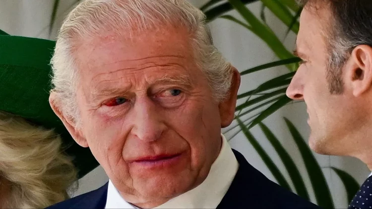 Makronla görüşdə çəkilən bu FOTO müzakirə yaratdı - Krala nə olub?