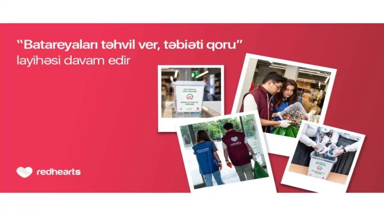 “Batareyaları təhvil ver, təbiəti qoru” layihəsi çərçivəsində 96 kq işlənmiş batareya toplanaraq təhvil verilib