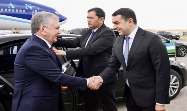 Şavkat Mirziyoyevin Azərbaycana səfəri başa çatıb