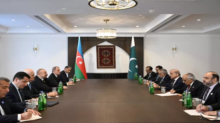 Prezident İlham Əliyev Xankəndidə Pakistanın Baş naziri ilə görüşüb - VİDEO - FOTO