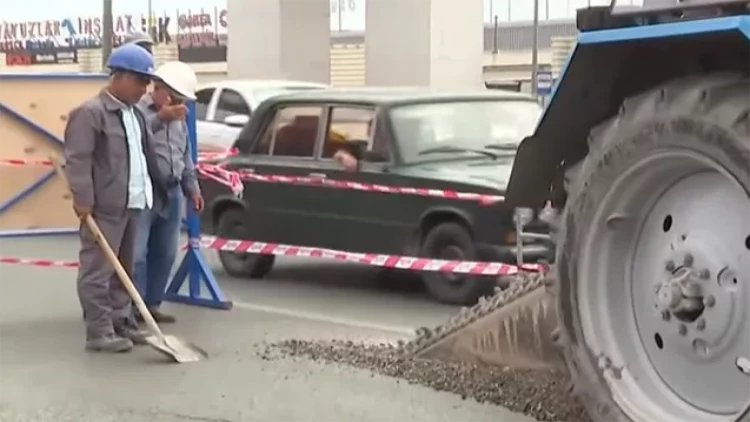 Bu yoldakı çökmə də ölümə səbəb olan həmin xəttə bağlıdır - VİDEO