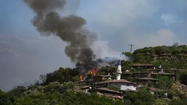 Türkiyədəki yanğınlarda 2 nəfər öldü - FOTOlar
