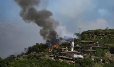 Türkiyədəki yanğınlarda 2 nəfər öldü - FOTOlar