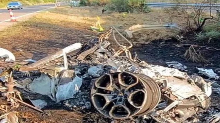 Jotanın qardaşı ilə həlak olduğu qəza yerindən görüntülər - VİDEO