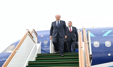 Şimali Kipr Türk Respublikasının Prezidenti Füzuli rayonuna gəlib - FOTO