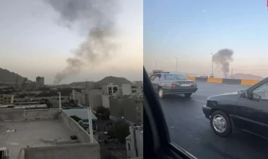 Tehranda hərbi obyektə hücum olundu - VİDEO