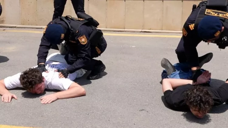 DİN Rusiya vətəndaşlarından ibarət iki mütəşəkkil cinayətkar dəstəni saxladı - VİDEO - FOTOlar