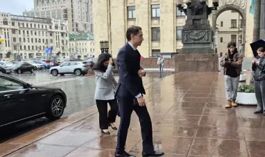 Azərbaycan səfiri Rusiya XİN-ə getdi - VİDEO