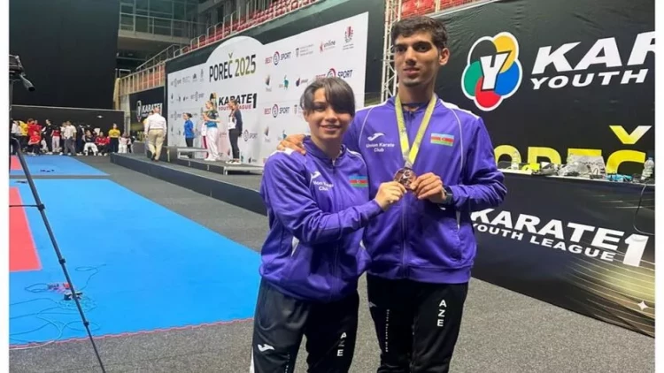 Karateçilərimiz Xorvatiyada bürünc medallar qazanıblar - FOTO