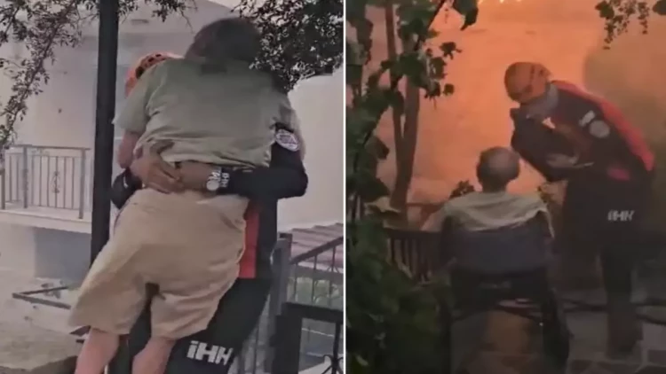 İzmirdə dəhşətli meşə yanğınları - Sakinlər belə xilas edildi - FOTO