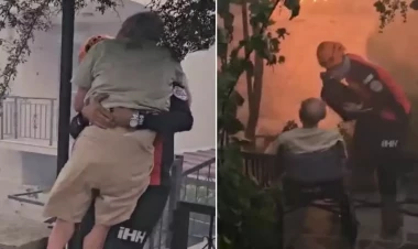 İzmirdə dəhşətli meşə yanğınları - Sakinlər belə xilas edildi - FOTO